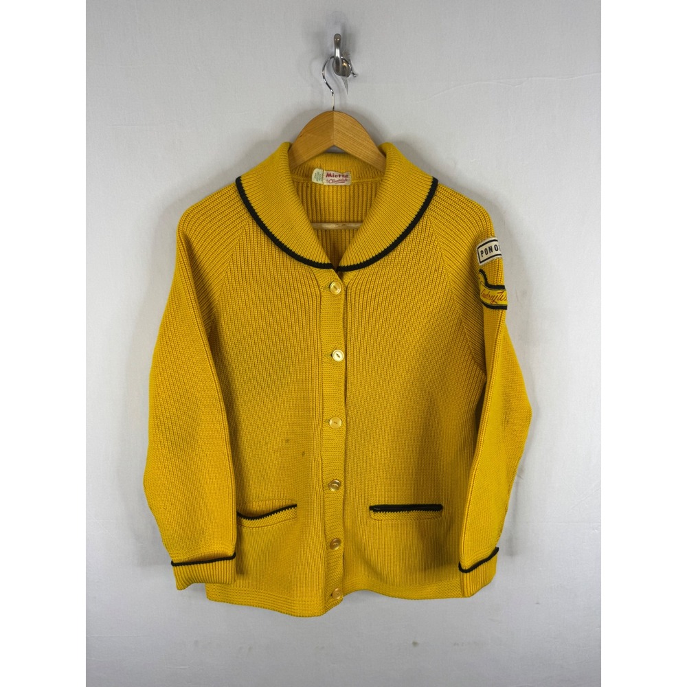 Vintage Miette Cloverdale 60s Audrey Williamson Curling Cardigan Sweater M